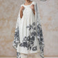 Women Floral Printed Pleated Sequinned Pure Cotton Kurta with Trousers & With Dupatta