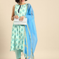 Women Floral Printed Regular Kurta With Trousers & Dupatta