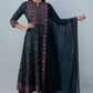 Women Gown and Dupatta Set Viscose Rayon