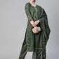 Women Kurta, Pant And Dupatta Set Cotton Blend