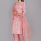 Women Kurta Pant And Dupatta Set Viscose Rayon