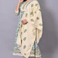 Women Kurta Pyjama & Dupatta Set Cotton Blend