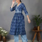 Women Kurta and Palazzo Set Pure Cotton