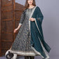 Women Kurta and Palazzo Set Viscose Rayon