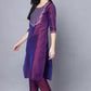 Women Purple Kurta and Pant Set