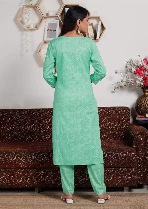 Women Kurta and Pant Set Viscose Rayon