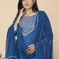 Women Kurta and Pant Set Viscose Rayon