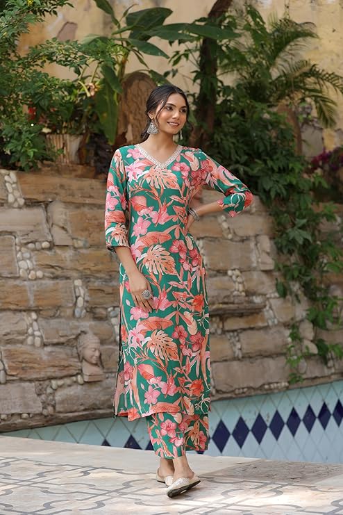 Women Kurta with Pant Pack pack of 2 (Bundle of 2)