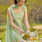 Women Printed Regular Pure Cotton Kurta with Trousers & With Dupatta
