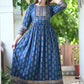 Women Printed Viscose Rayon Anarkali Kurta