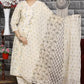 Women Pure Cotton Kurta Palazzo Dupatta Set