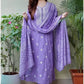 Women Pure Cotton Kurta Pant Dupatta Set