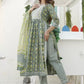 Women Pure Cotton Kurta Pant Dupatta Set