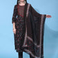 Women Pure Cotton Kurta Pant Dupatta Set