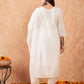 Women Pure Cotton Kurta Trouser Dupatta Set