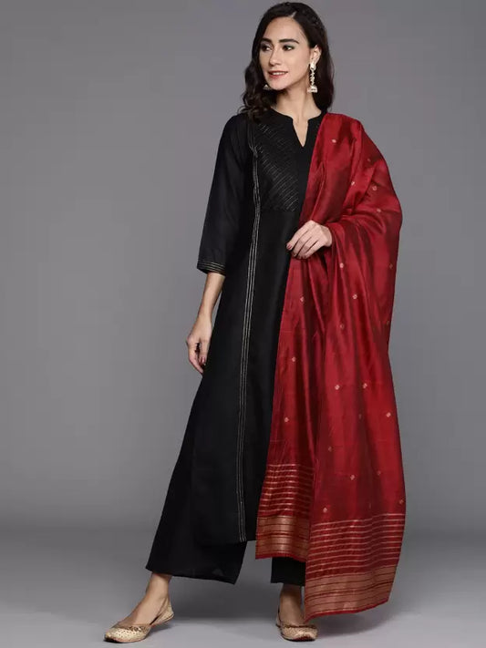 Women Pure Cotton Kurta and Palazzo Set