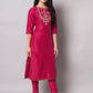 Women Pure Silk Kurta Pant Set