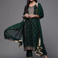 Women Silk Blend Kurta Pant Dupatta Set