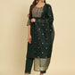 Women Silk Blend Kurta Pant Dupatta Set