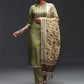 Women Silk Blend Kurta Pant Dupatta Set