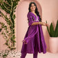 Women Silk Blend Kurta Pant Set