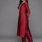 Women Silk Blend Kurta Trouser Dupatta Set