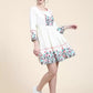 Women Skater White Dress