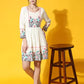 Women Skater White Dress