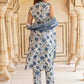 Women Viscose Rayon Kurta Pant Dupatta Set