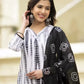 Women Viscose Rayon Kurta Pant Dupatta Set