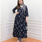 Women Viscose Rayon Kurta Pant Dupatta Set