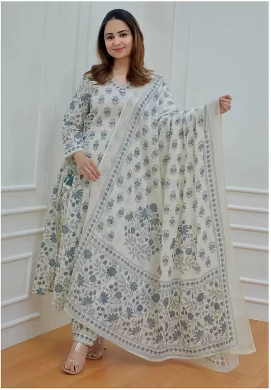 Women Viscose Rayon Kurta Pant Set