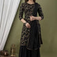 Women Viscose Rayon Kurta Sharara Set