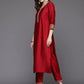 Women Viscose Rayon Kurta Trouser Set