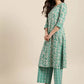 Women Viscose Rayon Kurta and Palazzo Set