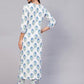 Women's Cotton Blend Printed Straight Kurta with Pant