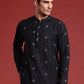 Woven Design Straight Kurta