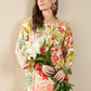 Floral Printed Round Neck Kurta With Trouser - Amy's Cart