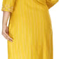 Women Yellow Viscose Rayon Embroidered Kurta and Dupatta Set