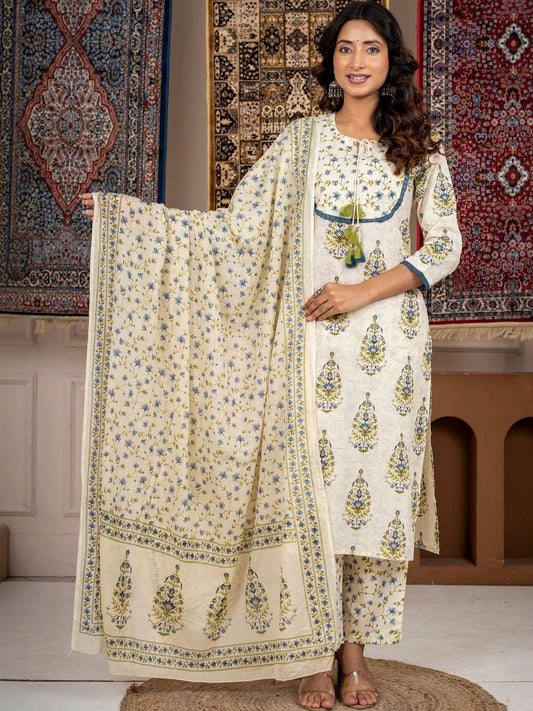 Women Regular Size Kurta Set Cotton