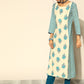 Printed Cotton Blend Kurta Set