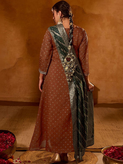 Women Regular Size Kurta Set Silk