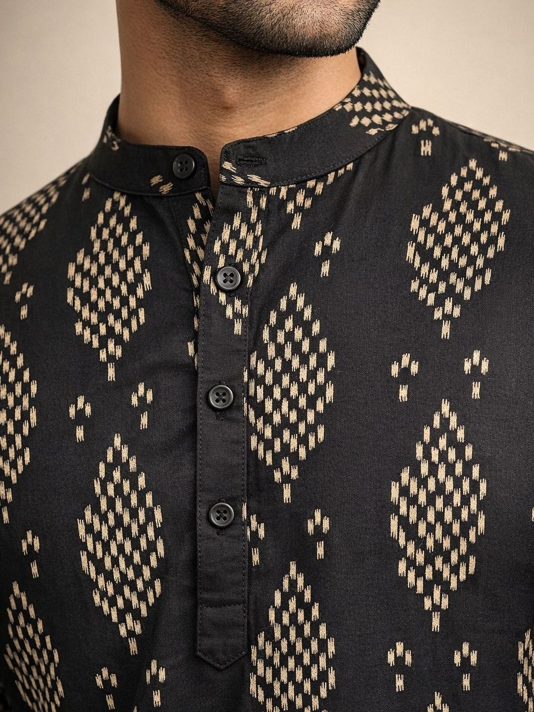 Men Ethnic Motifs Kurta (Top only)