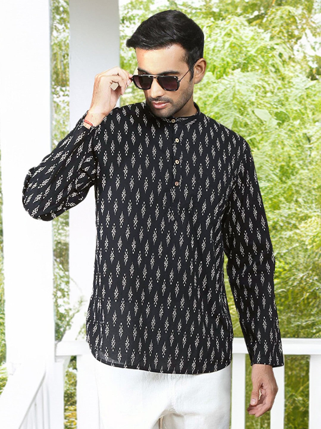 Printed Pure Cotton Short Kurta