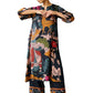 Women's Viscose Rayon Straight Printed Kurta with Palazzo