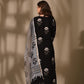 Floral Printed Black Straight Kurta set - Amy's Cart