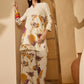 Printed Pure Cotton Tunic & Palazzo Co-Ord Set