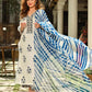Women Kurta Set Printed V Neck Straight Kurta & Bottom with Dupatta Set