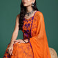 Floral Print Shoulder Straps Pure Cotton Kurta with Trousers & Dupatta