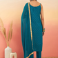 Shoulder Straps Straight Kurta With Trouser & Dupatta